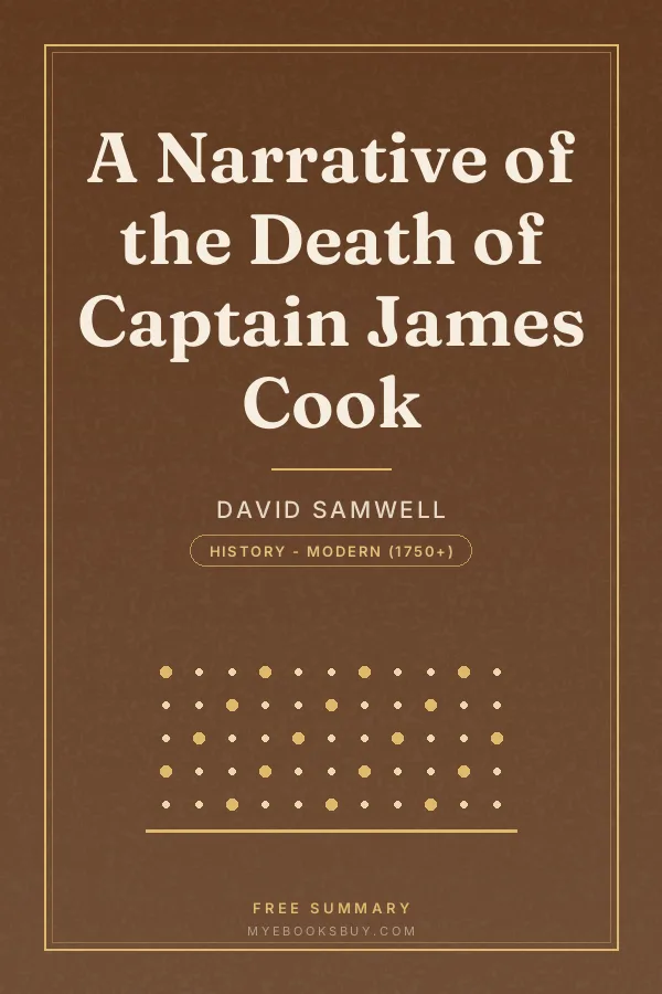 Cover of A Narrative of the Death of Captain James Cook