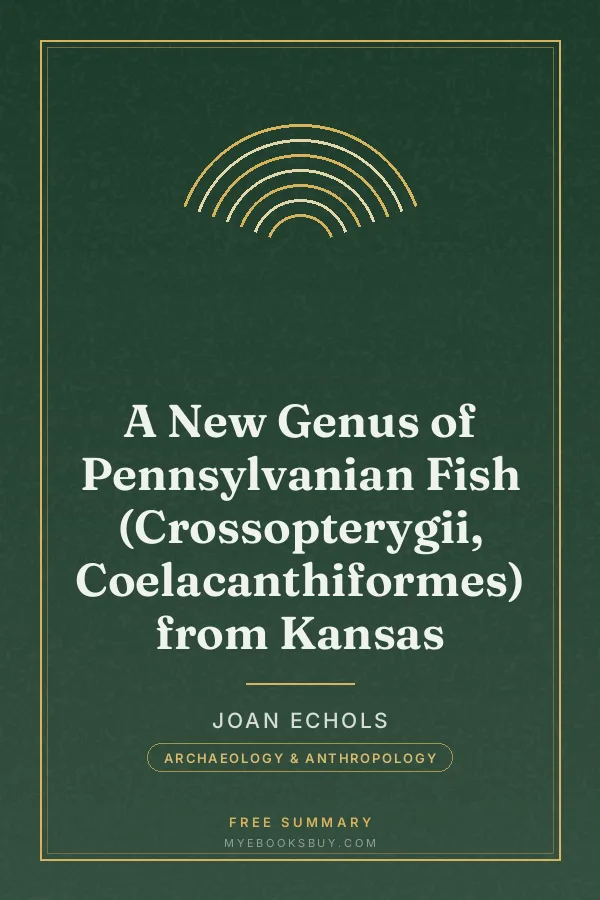 Cover of A New Genus of Pennsylvanian Fish (Crossopterygii, Coelacanthiformes) from Kansas