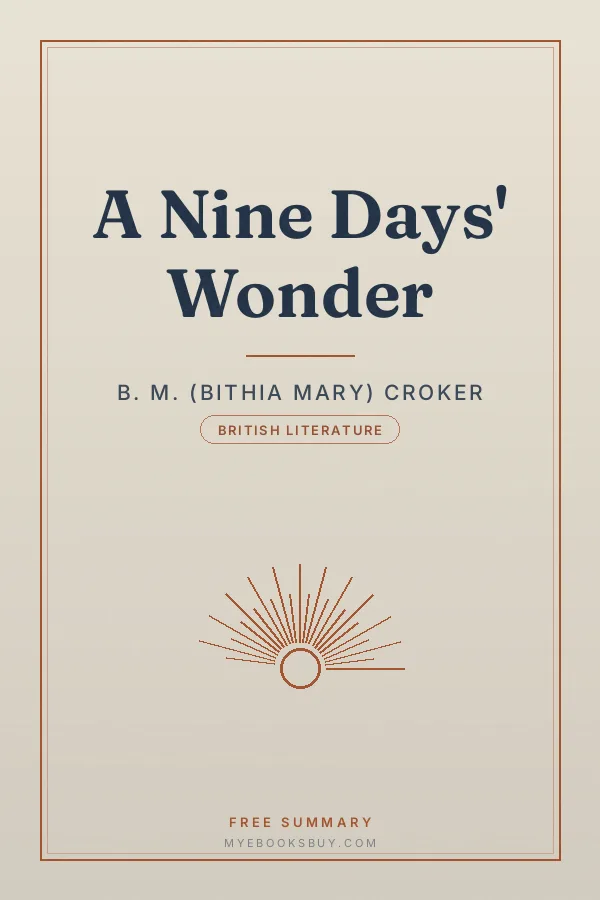 Cover of A Nine Days' Wonder
