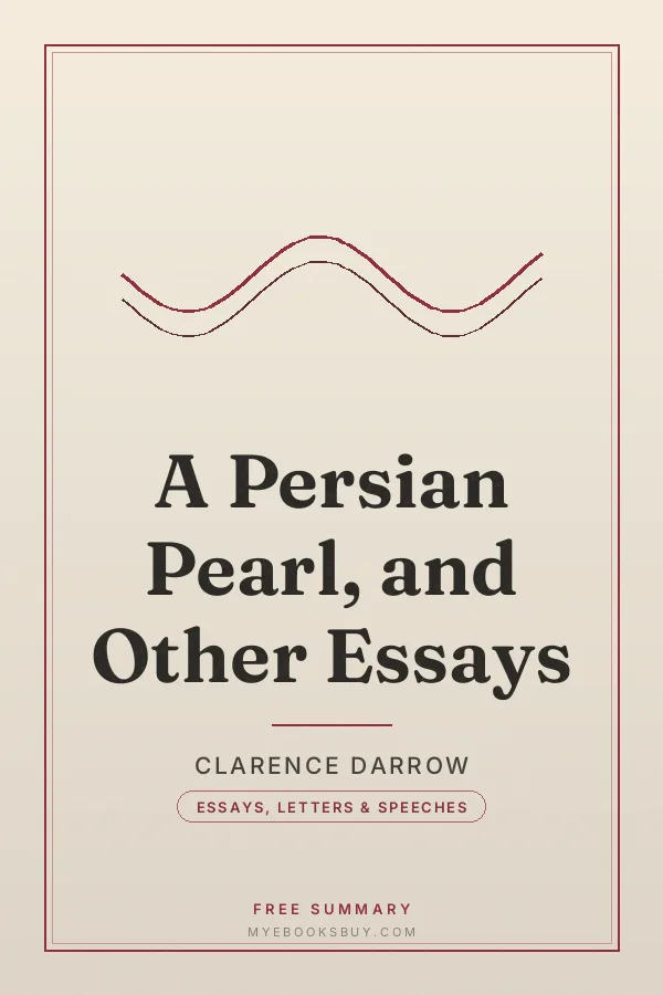 Cover of A Persian Pearl, and Other Essays