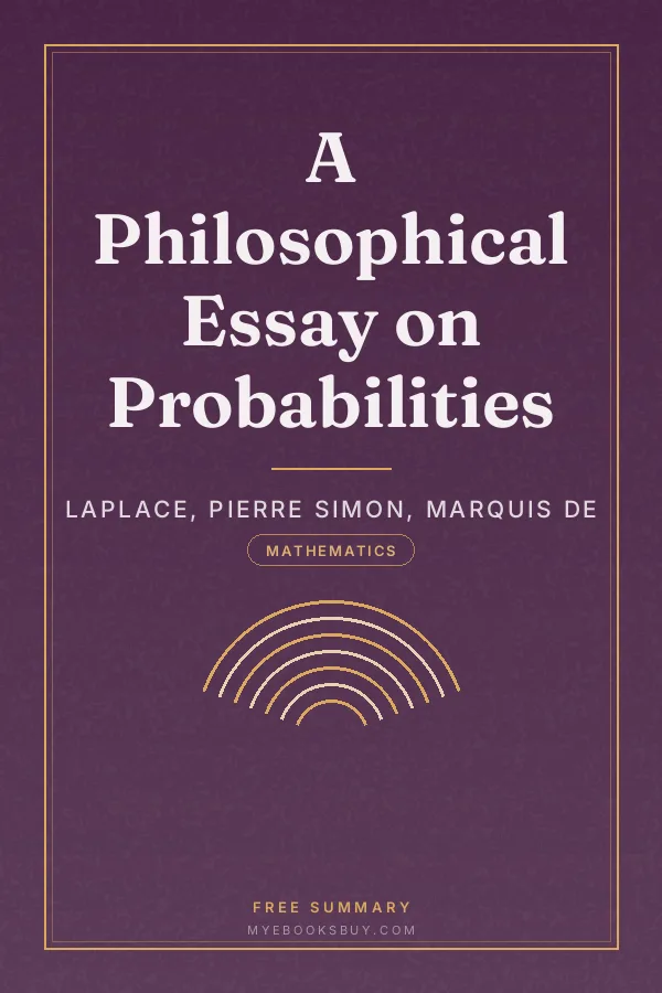 Cover of A Philosophical Essay on Probabilities