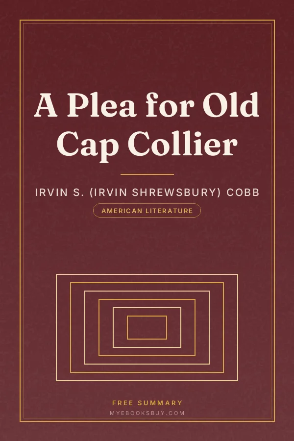 Cover of A Plea for Old Cap Collier