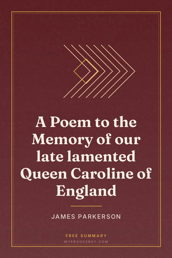 Cover of A Poem to the Memory of our late lamented Queen Caroline of England