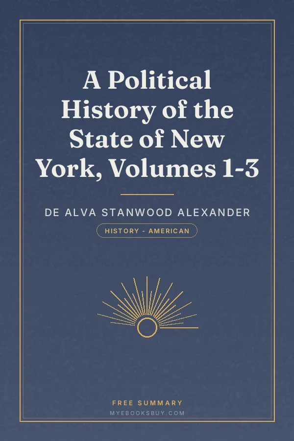 Cover of A Political History of the State of New York, Volumes 1-3