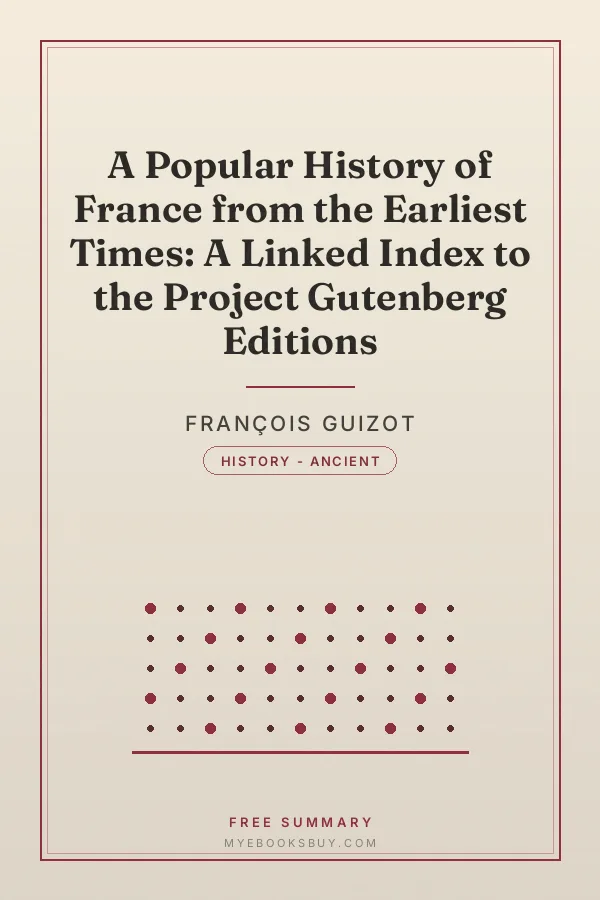 Cover of A Popular History of France from the Earliest Times: A Linked Index to the Project Gutenberg Editions