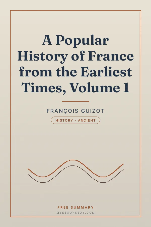 Cover of A Popular History of France from the Earliest Times, Volume 1