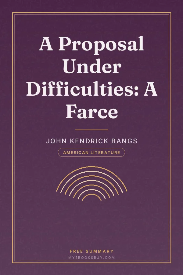 Cover of A Proposal Under Difficulties: A Farce