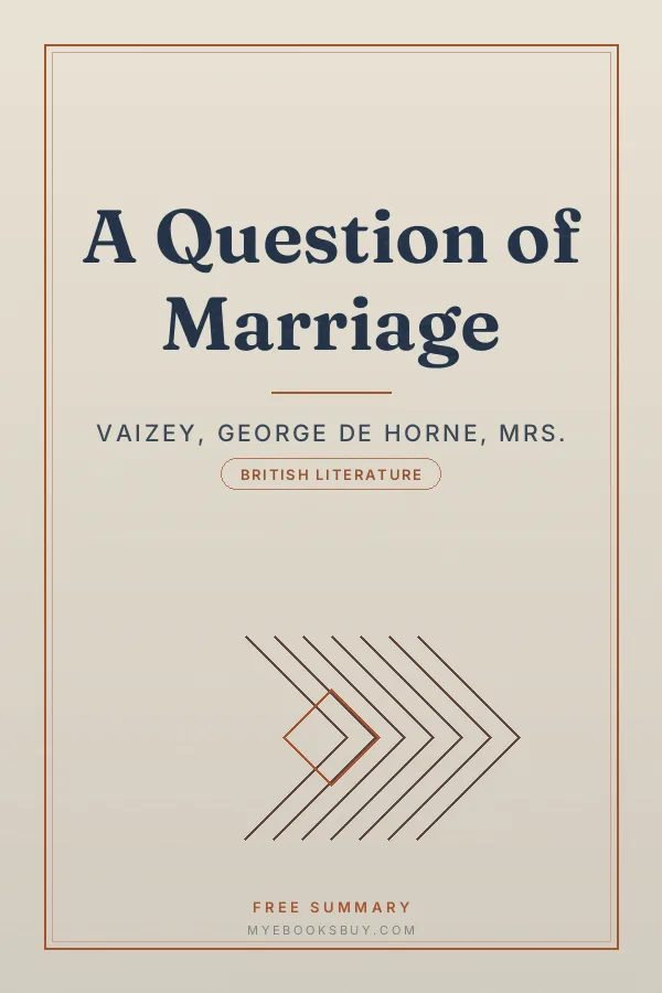 Cover of A Question of Marriage