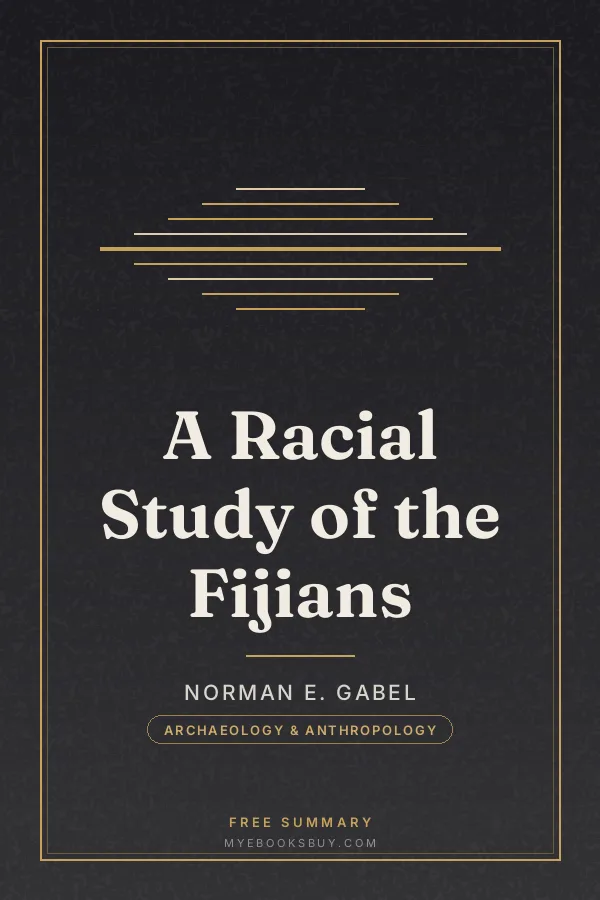 Cover of A Racial Study of the Fijians