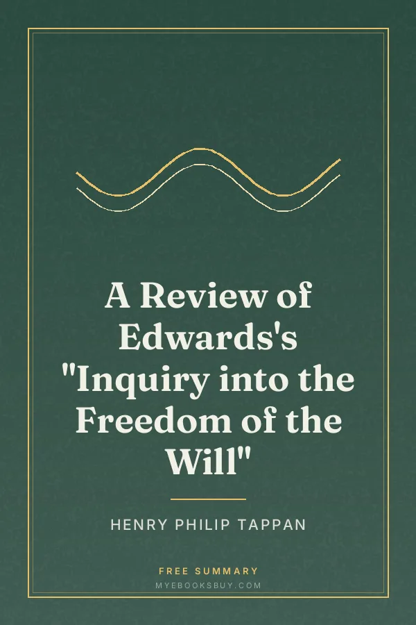 Cover of A Review of Edwards's "Inquiry into the Freedom of the Will"