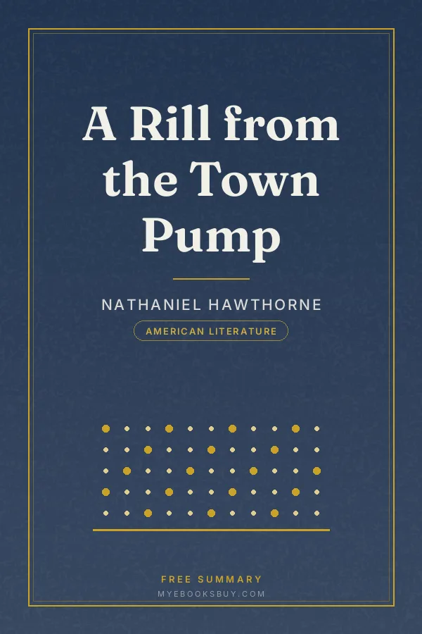 Cover of A Rill from the Town Pump