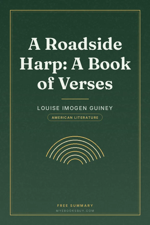 Cover of A Roadside Harp: A Book of Verses
