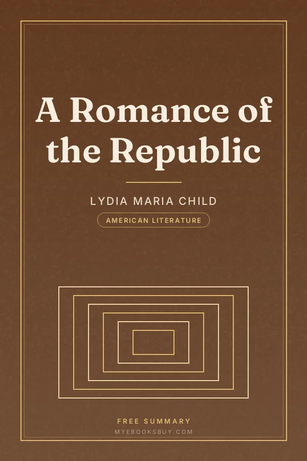 Cover of A Romance of the Republic