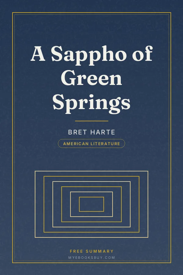 Cover of A Sappho of Green Springs
