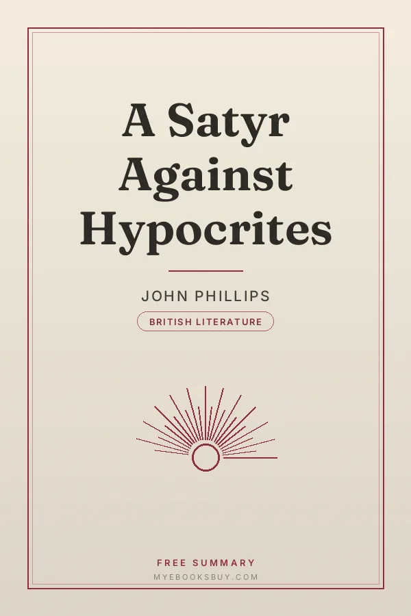Cover of A Satyr Against Hypocrites