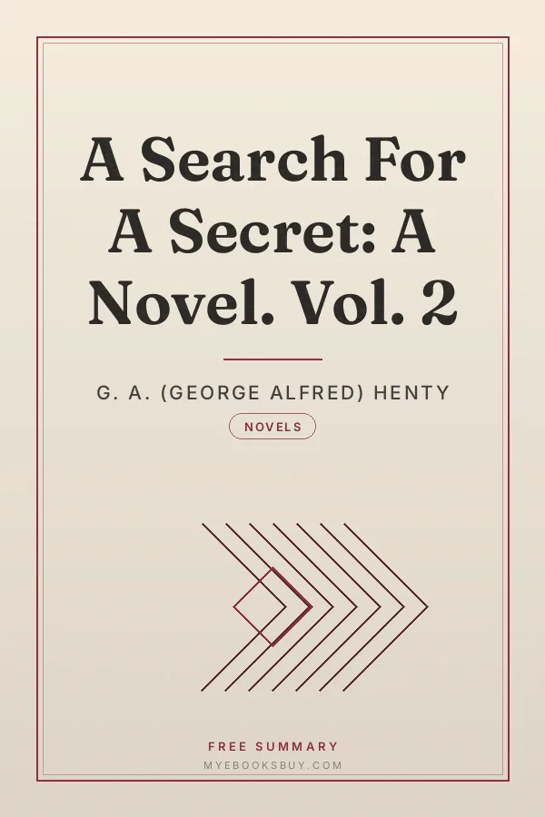 Cover of A Search For A Secret: A Novel. Vol. 2