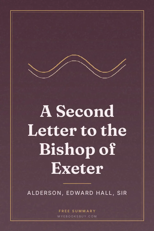 Cover of A Second Letter to the Bishop of Exeter