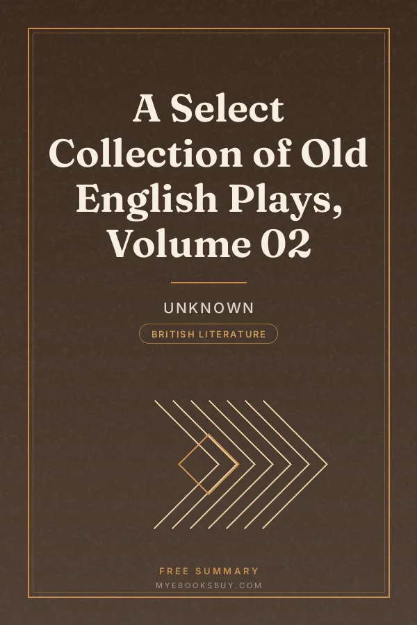 Cover of A Select Collection of Old English Plays, Volume 02