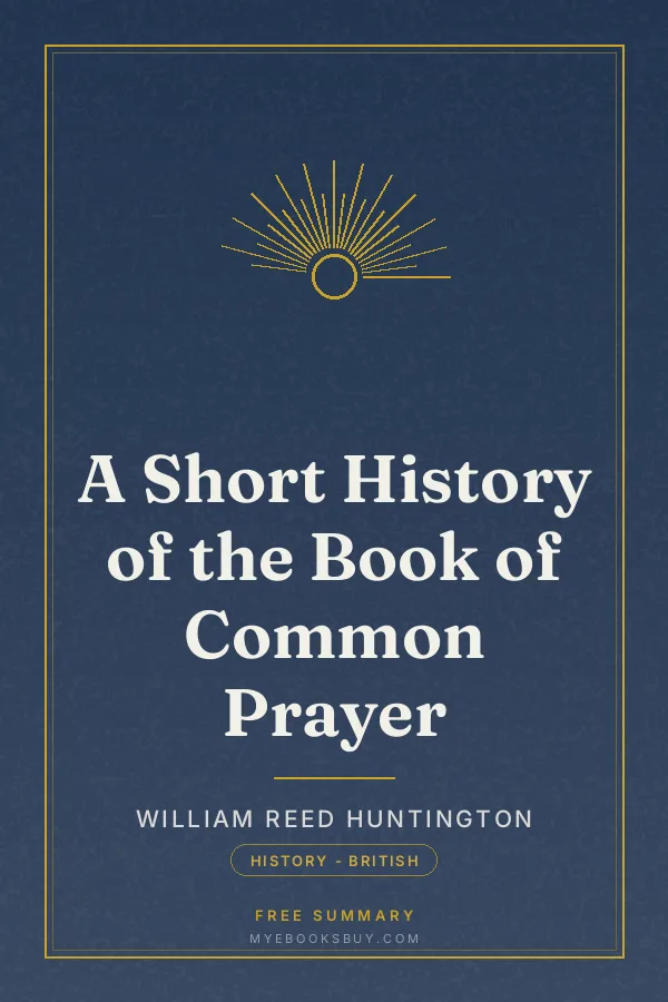 Cover of A Short History of the Book of Common Prayer