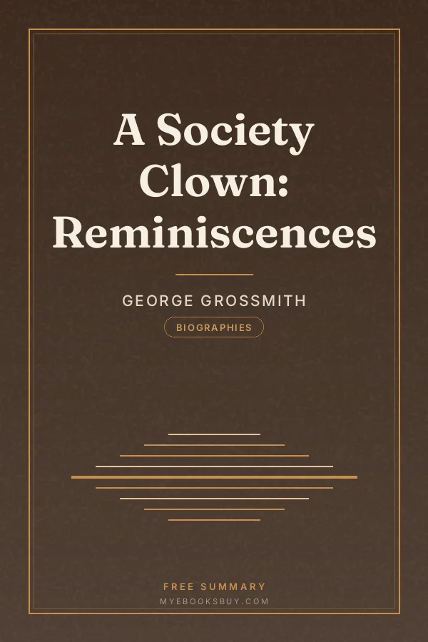 Cover of A Society Clown: Reminiscences