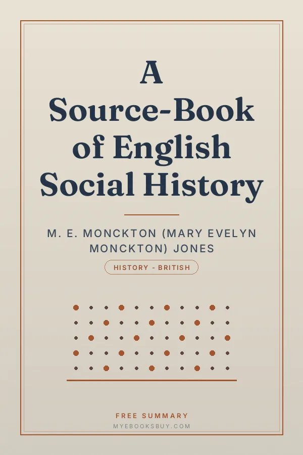 Cover of A Source-Book of English Social History