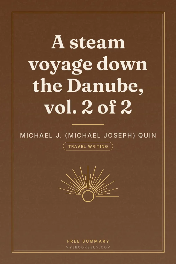 Cover of A steam voyage down the Danube, vol. 2 of 2
