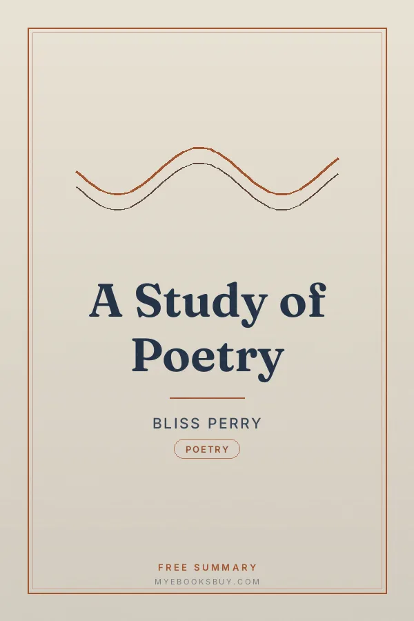 Cover of A Study of Poetry