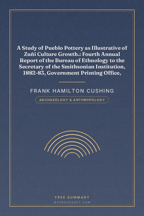 Cover of A Study of Pueblo Pottery as Illustrative of Zuñi Culture Growth.: Fourth Annual Report of the Bureau of Ethnology to the Secretary of the Smithsonian Institution, 1882-83, Government Printing Office, Washington, 1886, pages 467-522