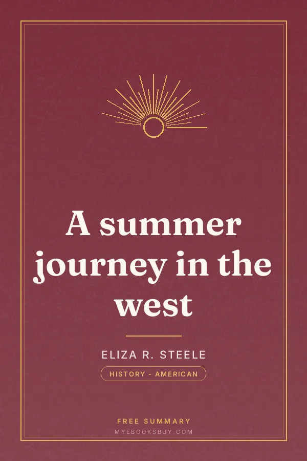 Cover of A summer journey in the west