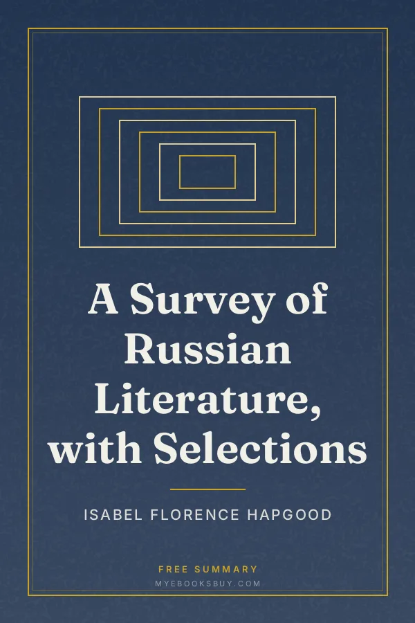 Cover of A Survey of Russian Literature, with Selections