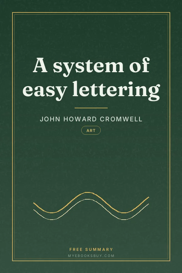 Cover of A system of easy lettering