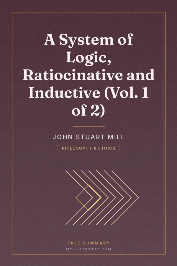 Cover of A System of Logic, Ratiocinative and Inductive (Vol. 1 of 2)