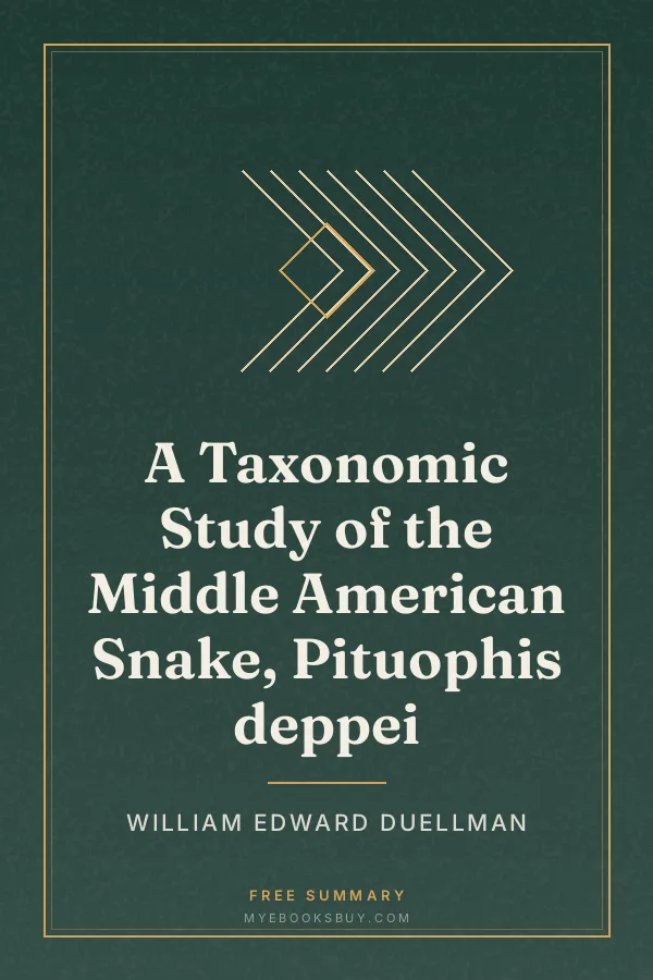 Cover of A Taxonomic Study of the Middle American Snake, Pituophis deppei