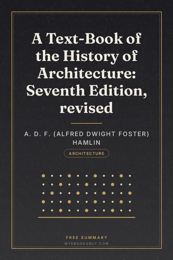 Cover of A Text-Book of the History of Architecture: Seventh Edition, revised