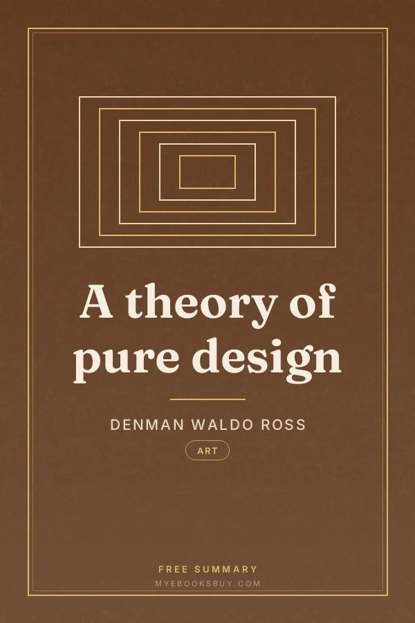 Cover of A theory of pure design