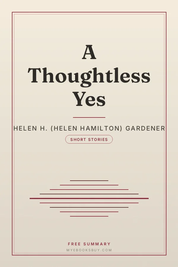 Cover of A Thoughtless Yes