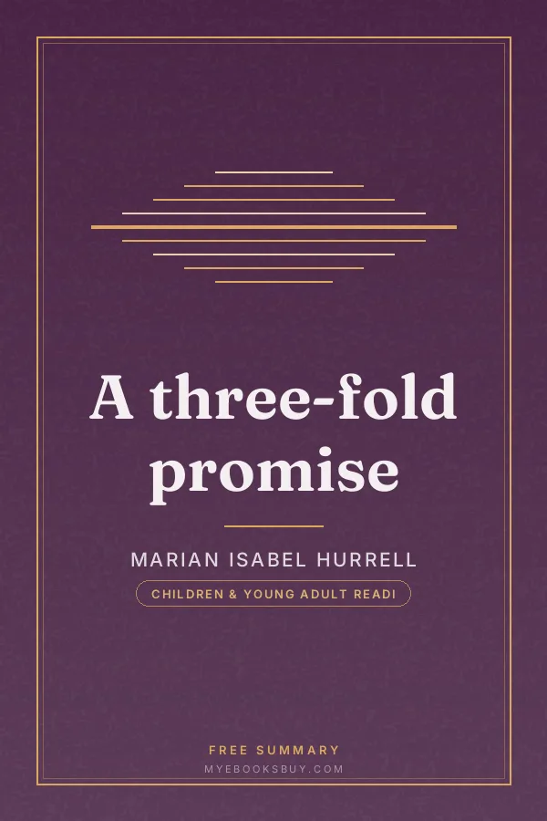 Cover of A three-fold promise