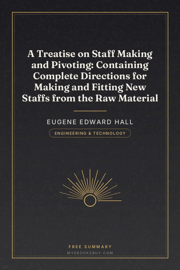 Cover of A Treatise on Staff Making and Pivoting: Containing Complete Directions for Making and Fitting New Staffs from the Raw Material