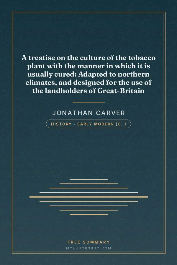 Cover of A treatise on the culture of the tobacco plant with the manner in which it is usually cured: Adapted to northern climates, and designed for the use of the landholders of Great-Britain