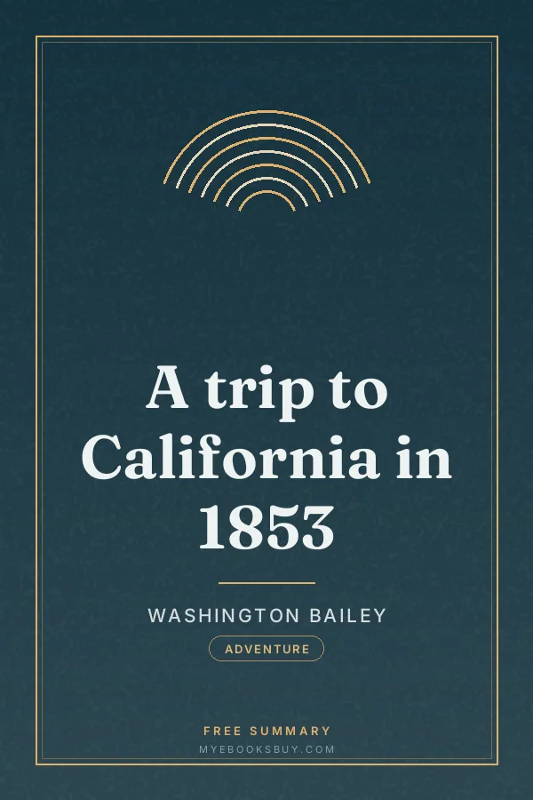 Cover of A trip to California in 1853