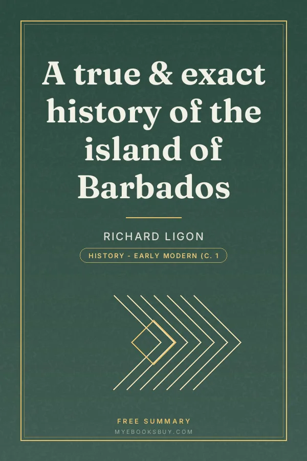Cover of A true & exact history of the island of Barbados