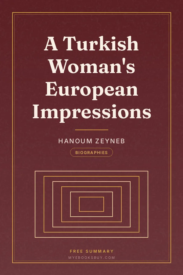 Cover of A Turkish Woman's European Impressions