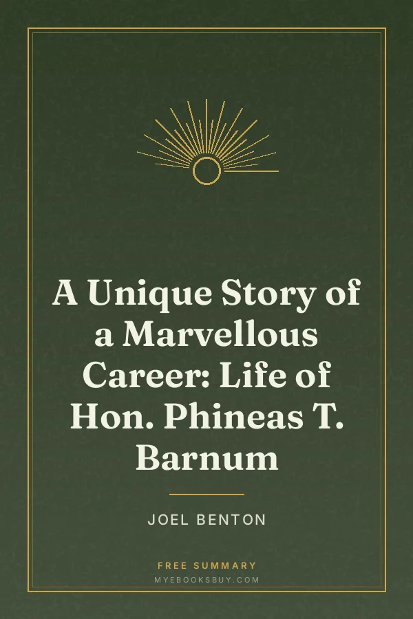 Cover of A Unique Story of a Marvellous Career: Life of Hon. Phineas T. Barnum