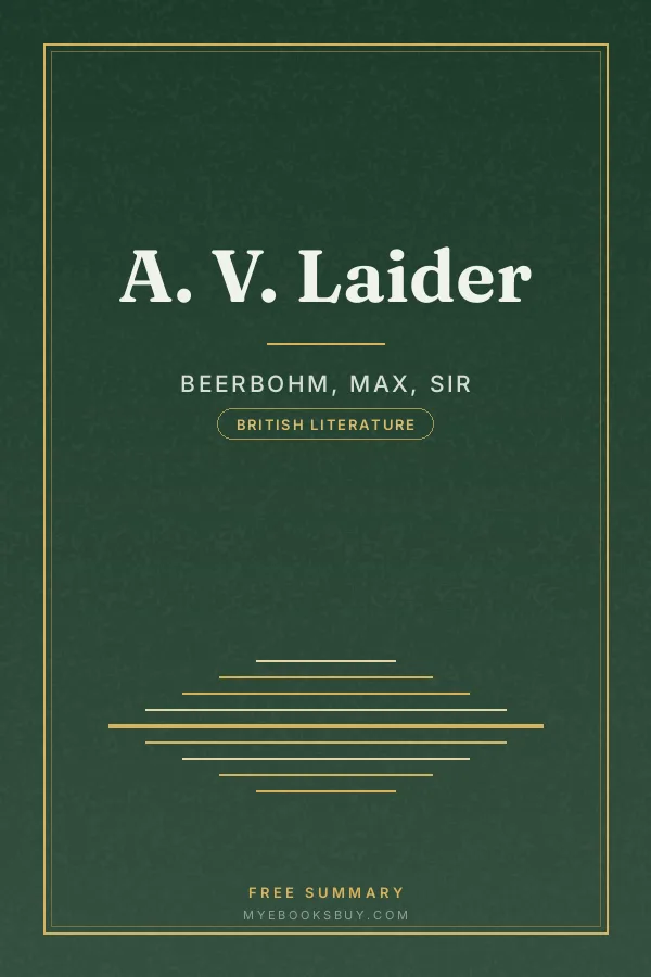 Cover of A. V. Laider