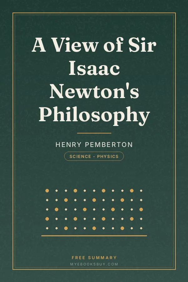 Cover of A View of Sir Isaac Newton's Philosophy