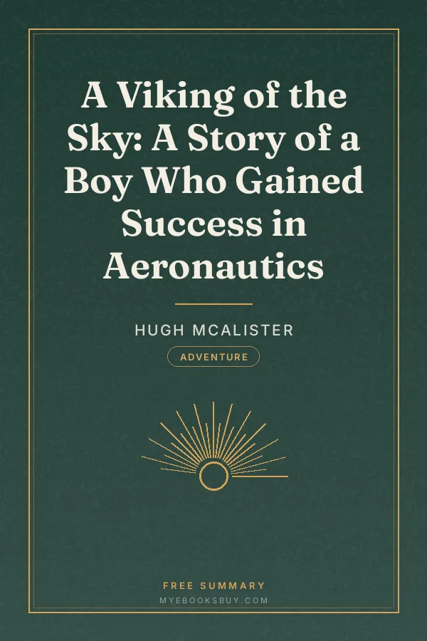 Cover of A Viking of the Sky: A Story of a Boy Who Gained Success in Aeronautics