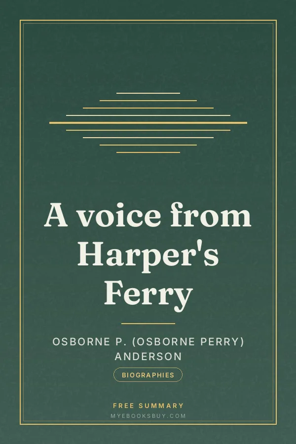 Cover of A voice from Harper's Ferry