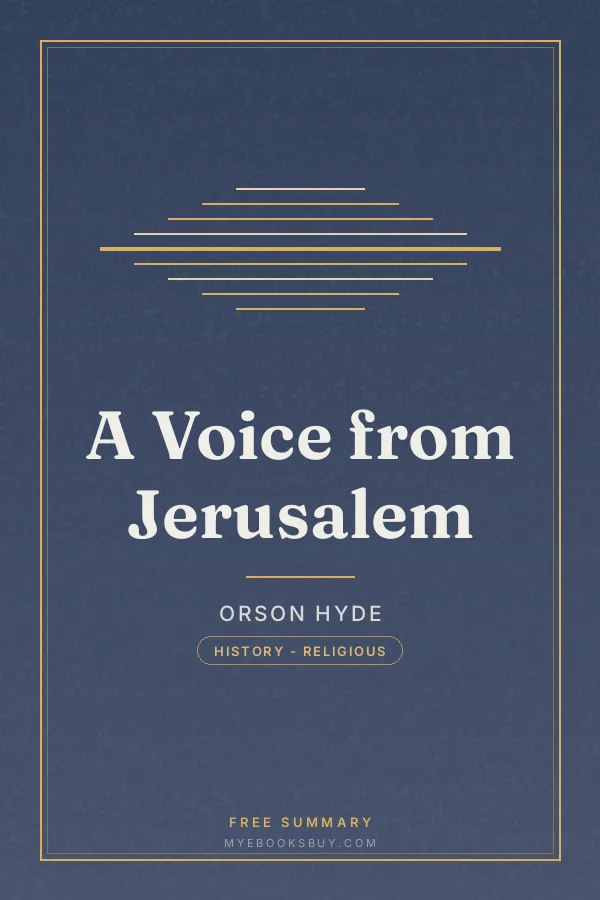 Cover of A Voice from Jerusalem