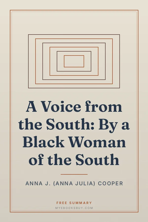 Cover of A Voice from the South: By a Black Woman of the South
