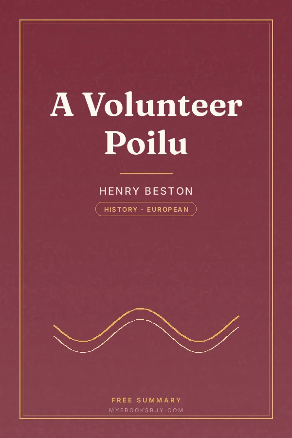 Cover of A Volunteer Poilu
